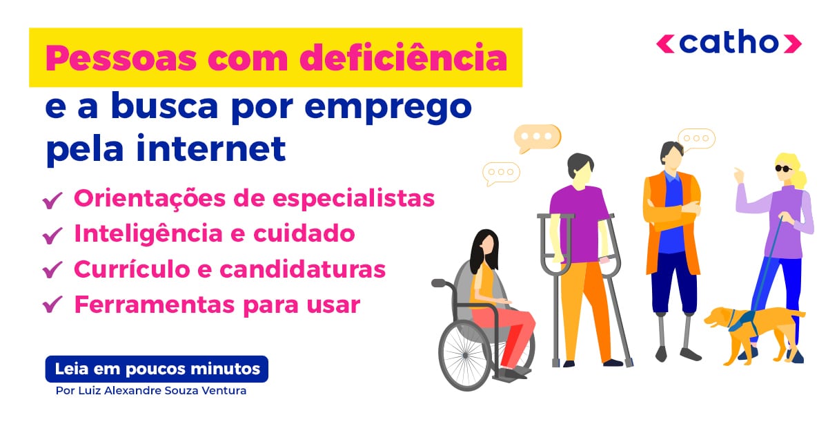 Pessoas com deficiência e a  busca por emprego pela internet